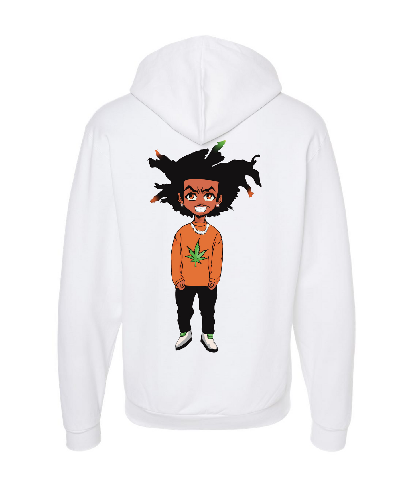 V-TAKCTOP - Larry 2Key - White Zip Up Hoodie