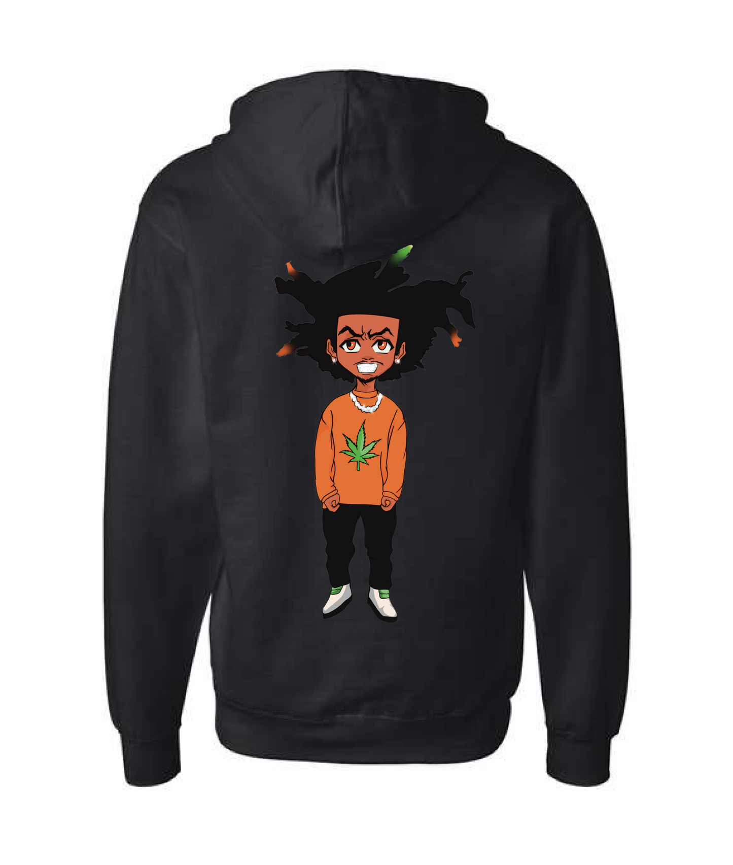V-TAKCTOP - Larry 2Key - Black Zip Up Hoodie