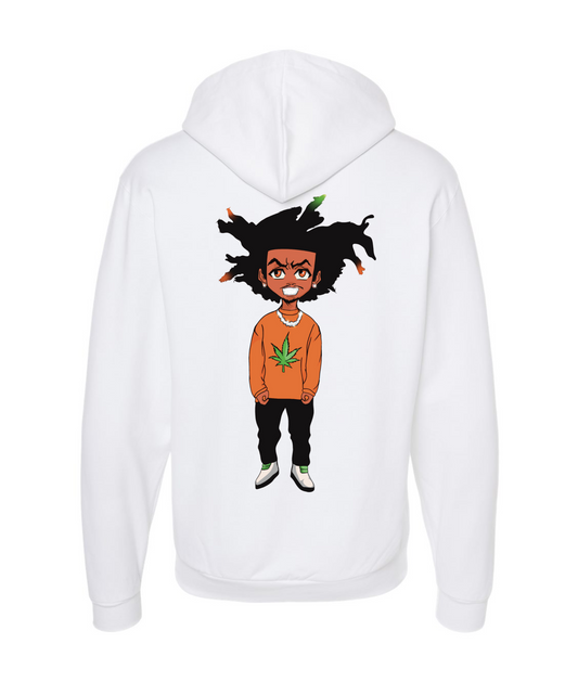 V-TAKCTOP - Larry 2Key - White Zip Up Hoodie