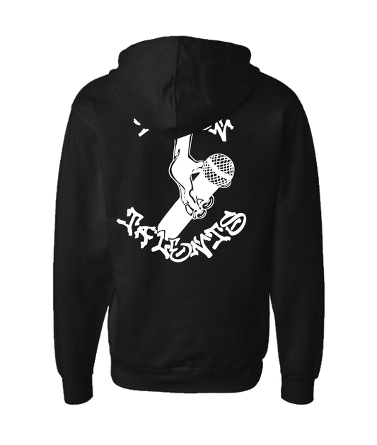 V-TALTOP - TALON MIC - Black Zip Up Hoodie