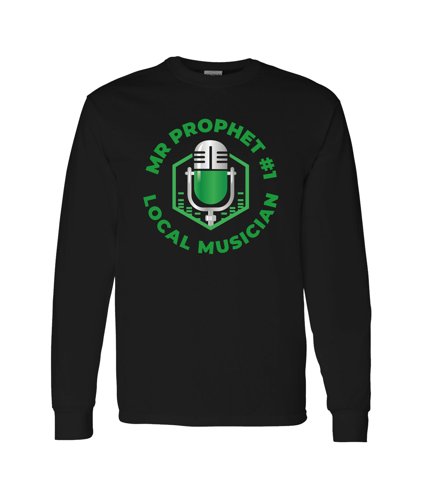 V-TALBTOP - MR PROPHET - Black Long Sleeve T