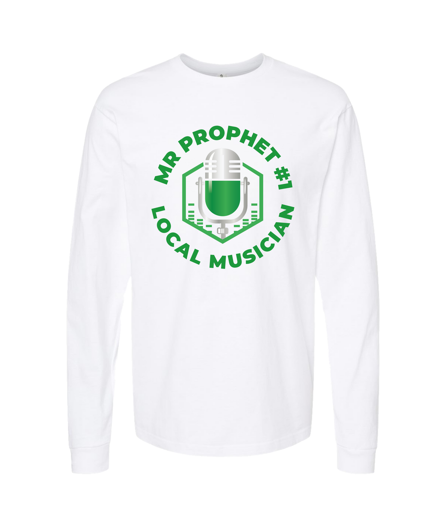 V-TALBTOP - MR PROPHET - White Long Sleeve T
