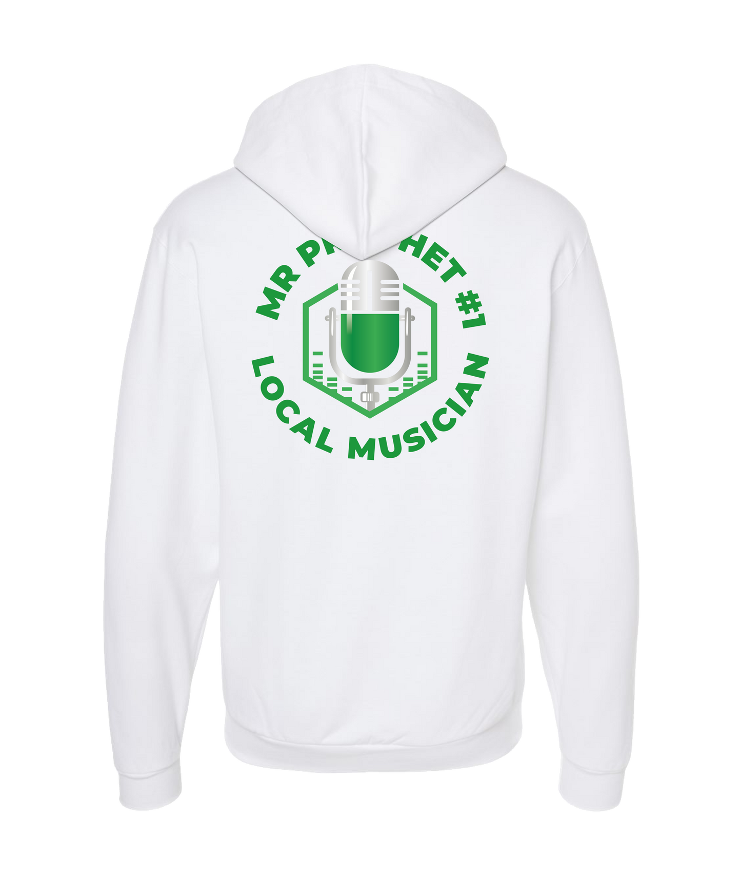 Talented Black - MR PROPHET - White Zip Up Hoodie
