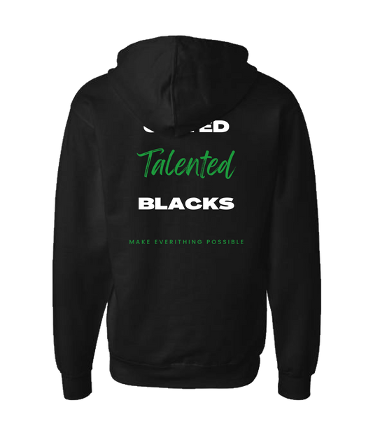 V-TALBTOP - MAKE EVERYTHING POSSIBLE - Black Zip Up Hoodie