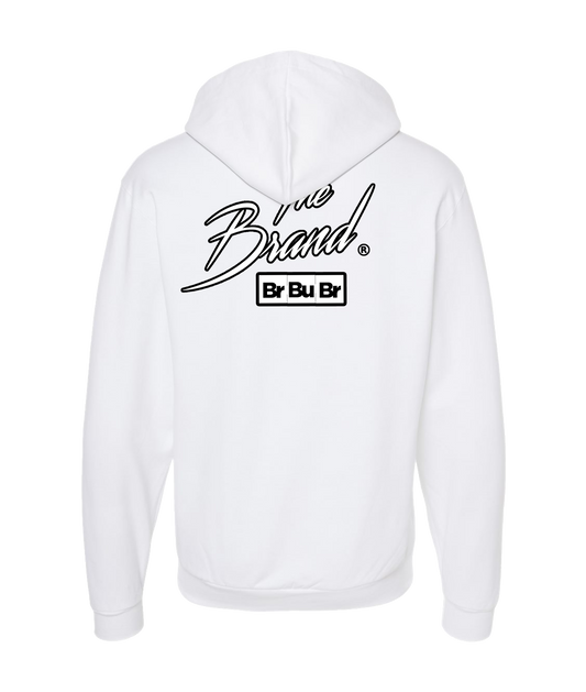 The Breakin Bud Brand - Fall season - White Zip Up Hoodie