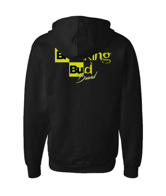 The Breakin Bud Brand - Winter season - Black Zip Up Hoodie