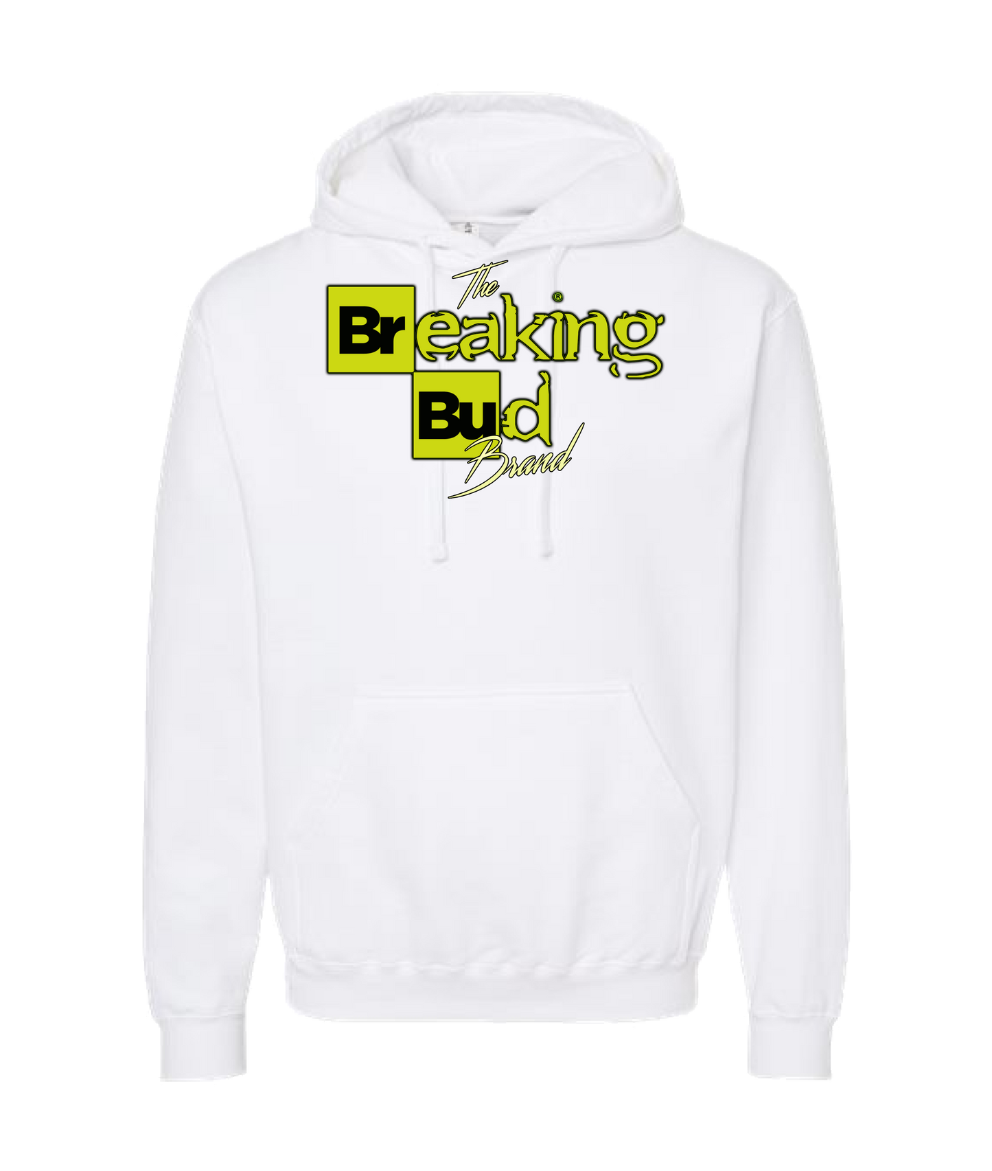 The Breakin Bud Brand - Winter season - White Hoodie