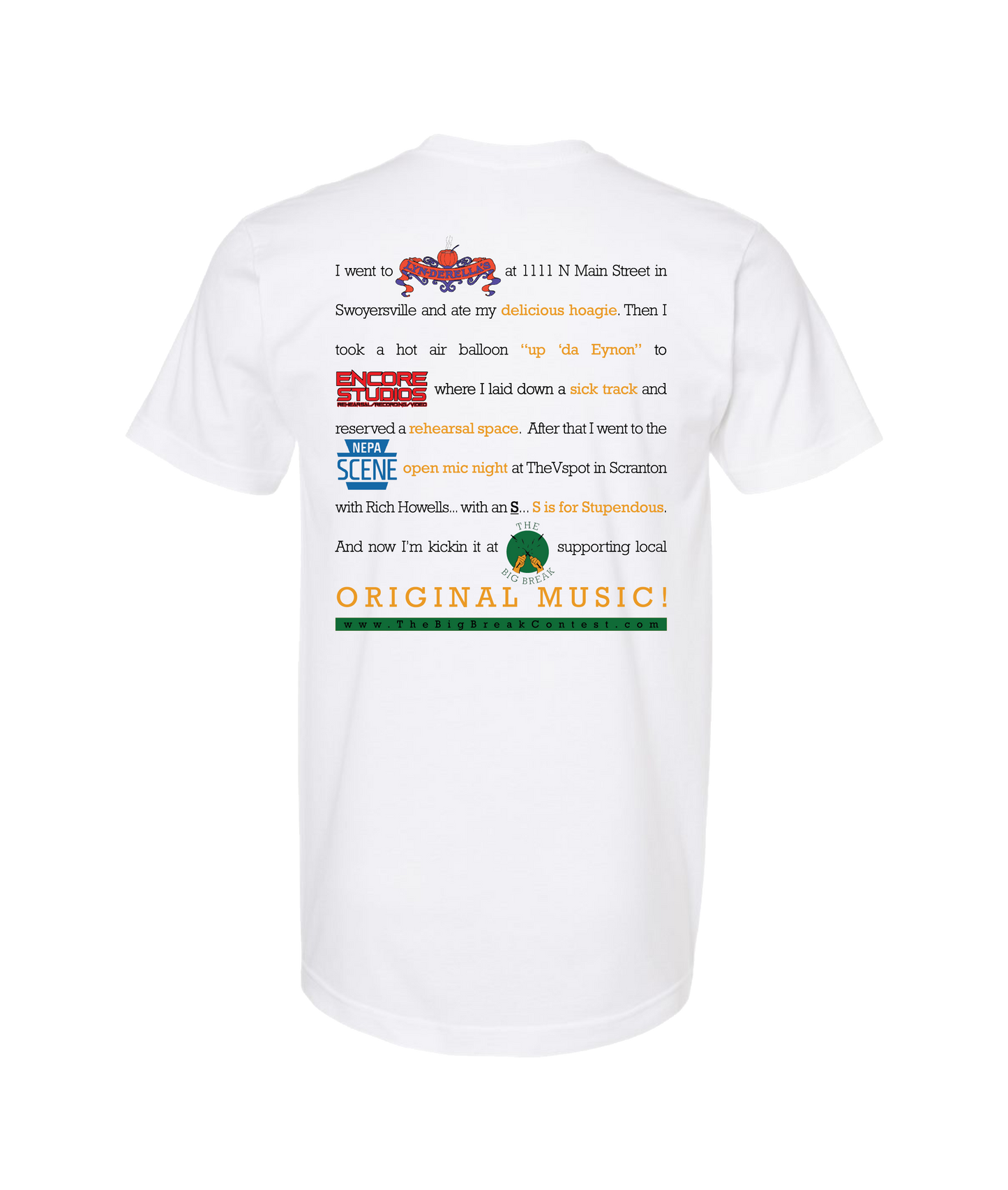 The Big Break - Season 3 - White T-Shirt