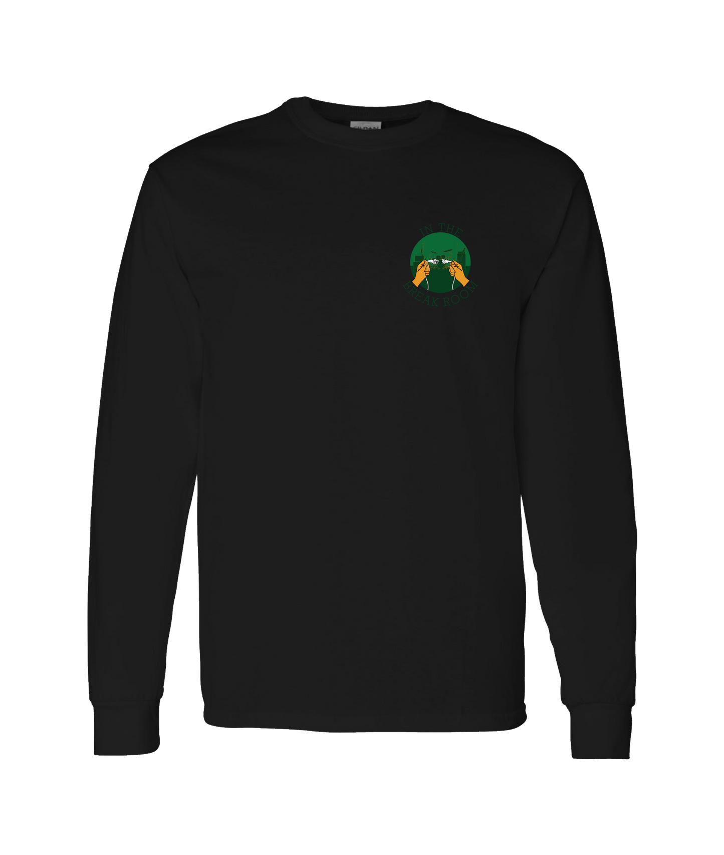 The Big Break - in the BREAK ROOM - Black Long Sleeve T