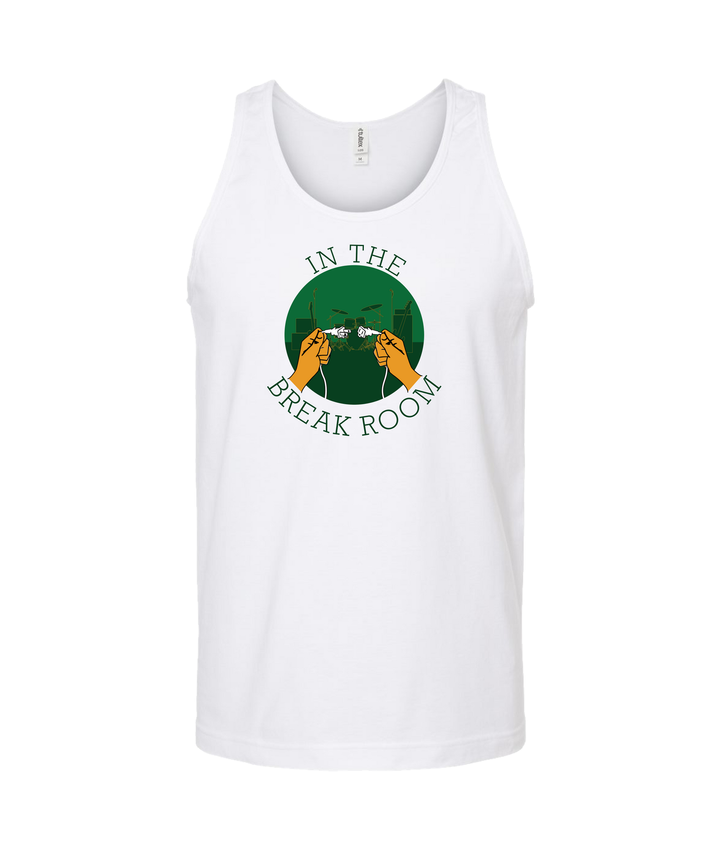 The Big Break - in the BREAK ROOM - White Tank Top