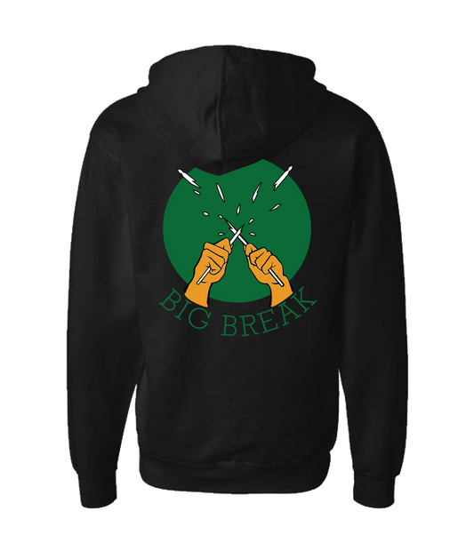 The Big Break - Support Independent Artists - Black Zip Up Hoodie