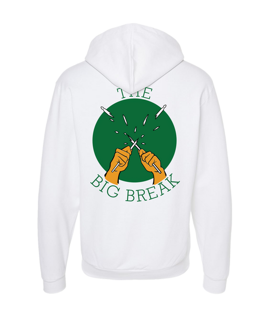 The Big Break - Support Independent Artists - White Zip Up Hoodie