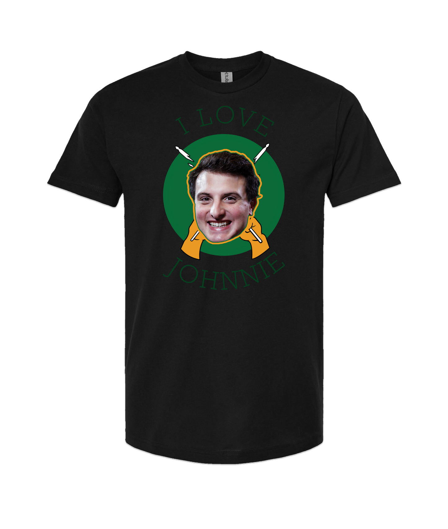The Big Break - I Love Johnnie - Black T-Shirt