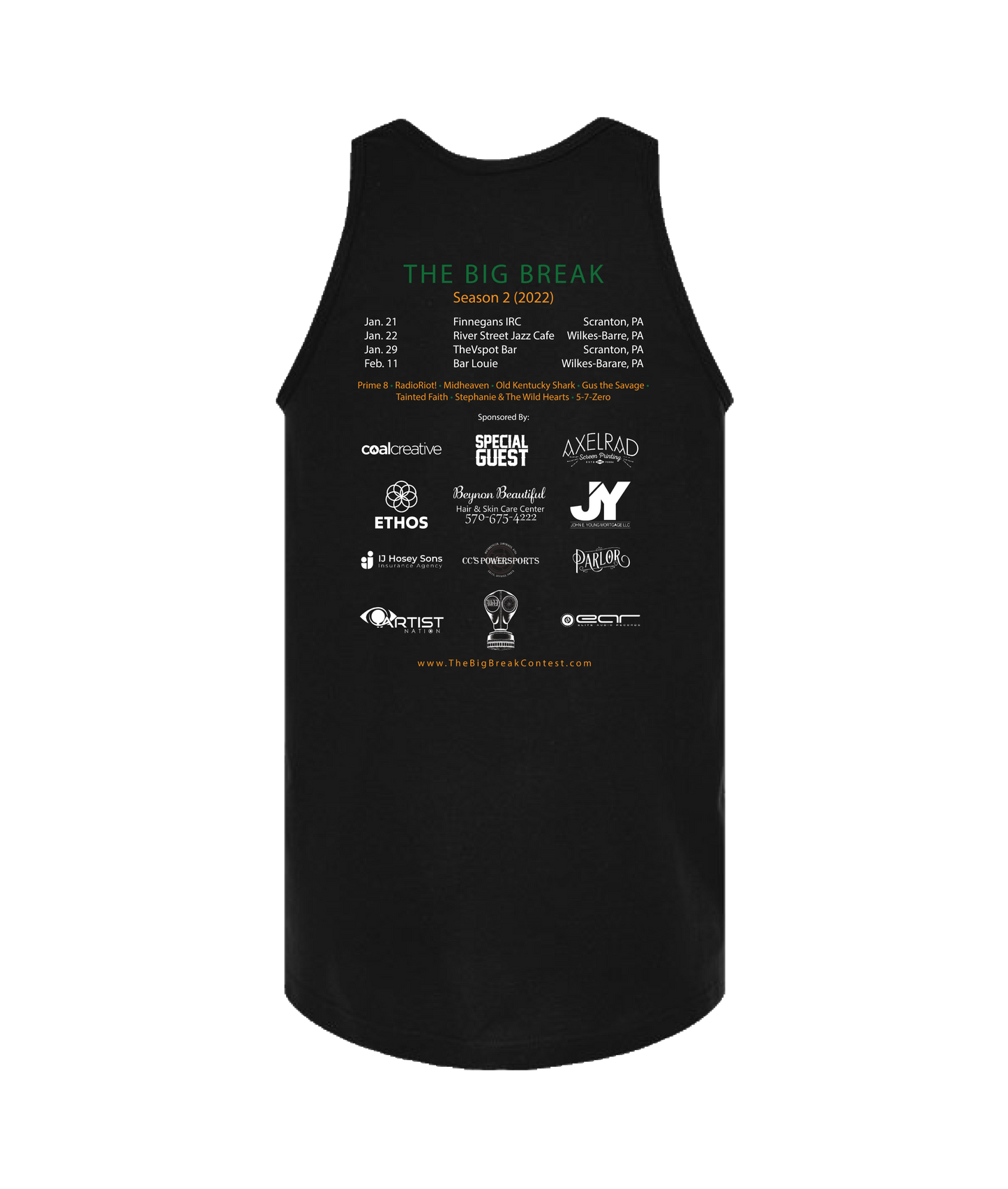 The Big Break - Season 2 - Black Tank Top