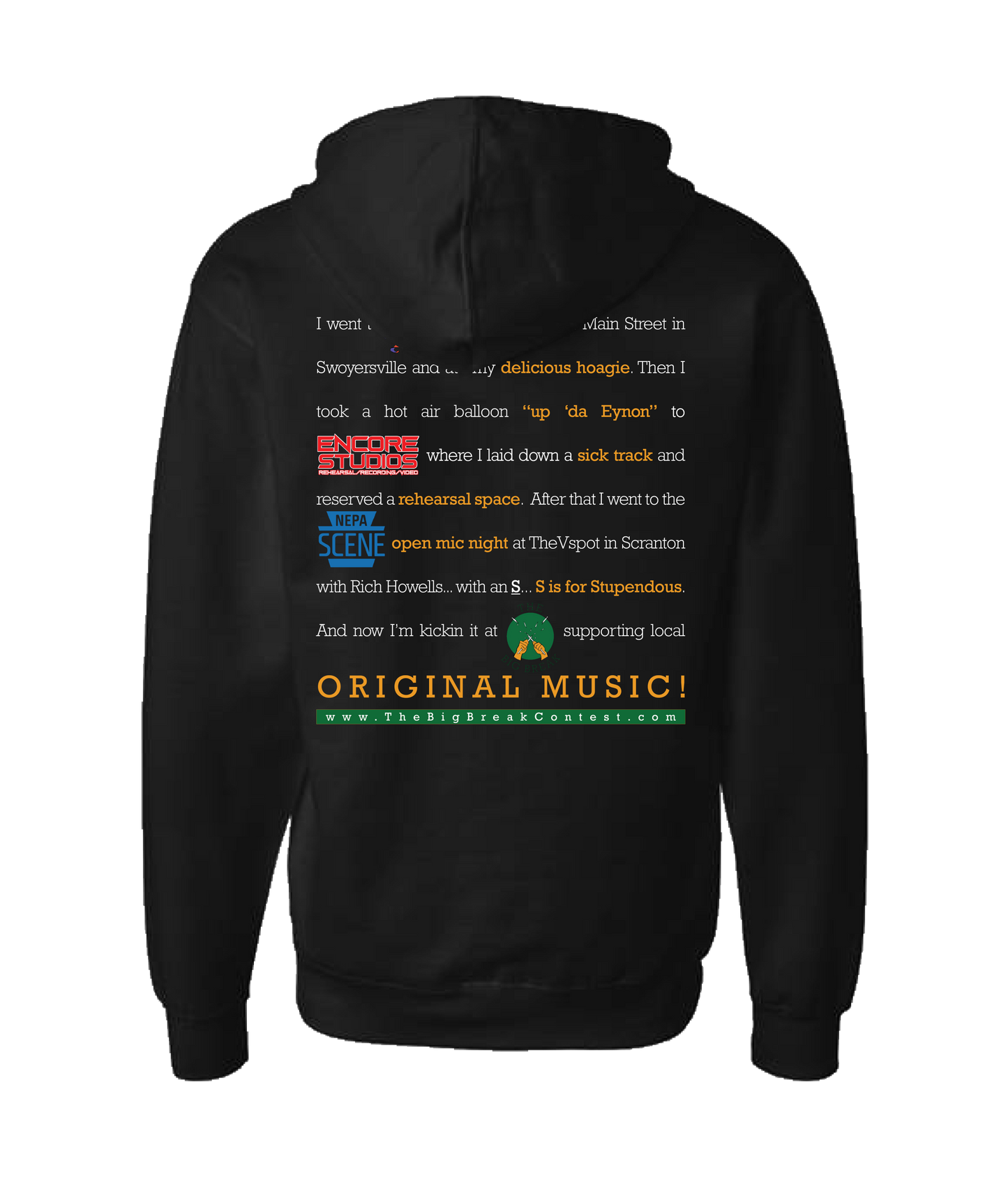 The Big Break - Season 3 - Black Zip Up Hoodie