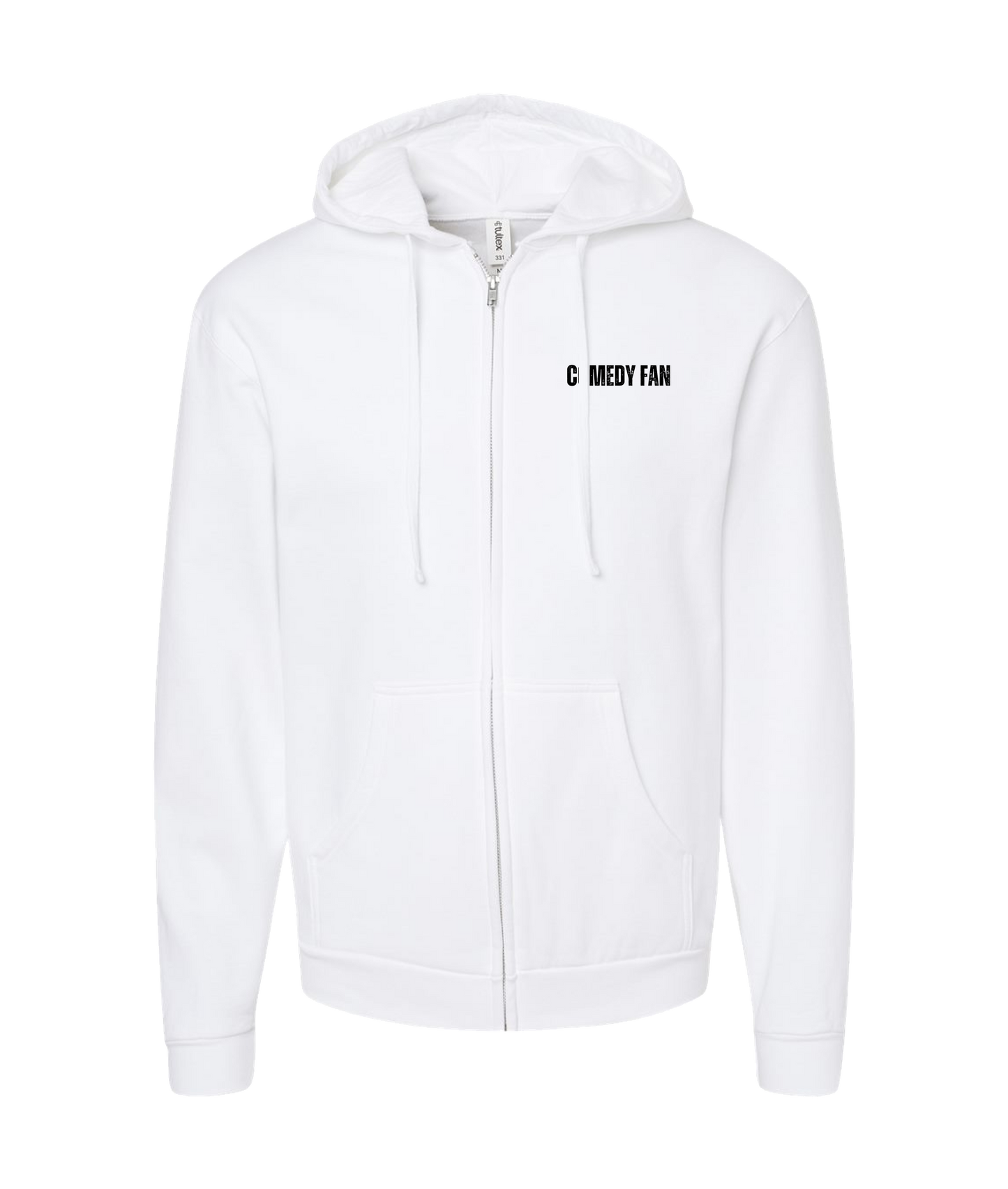 Tammie Bernal Comedy - Comedy Fan - White Zip Up Hoodie