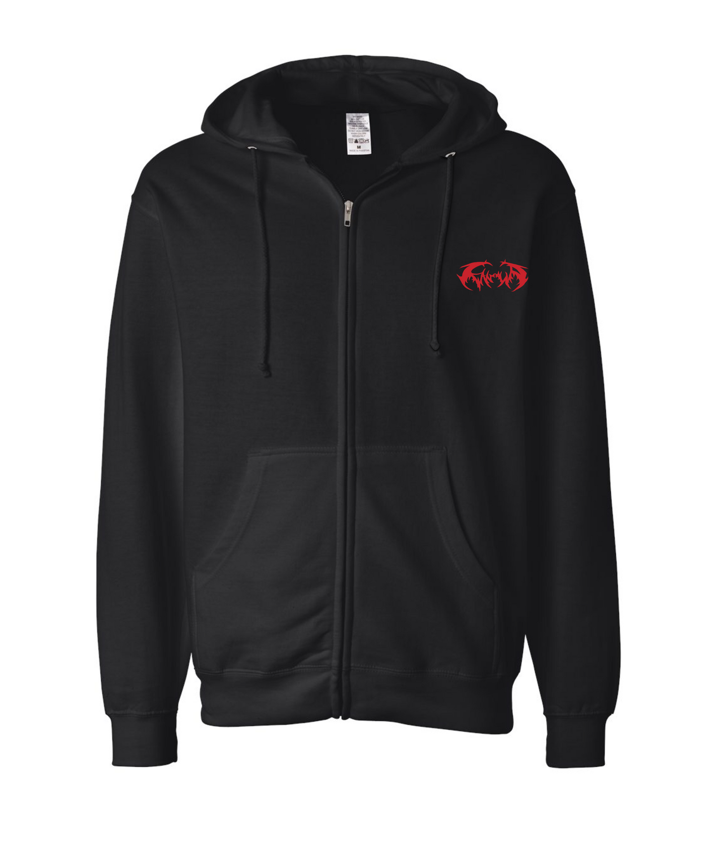 V-TBKTOP - Brain Washed Allegiance - Black Zip Up Hoodie