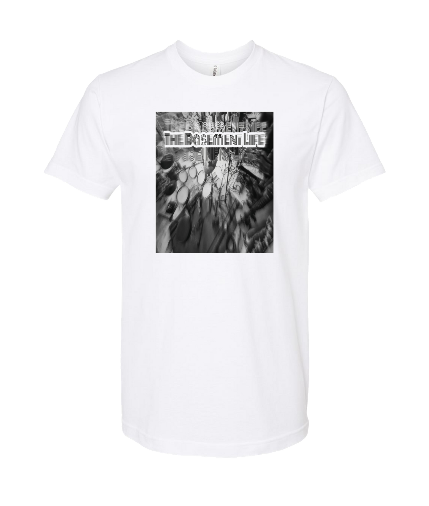 The Basement Life - Studio - White T Shirt