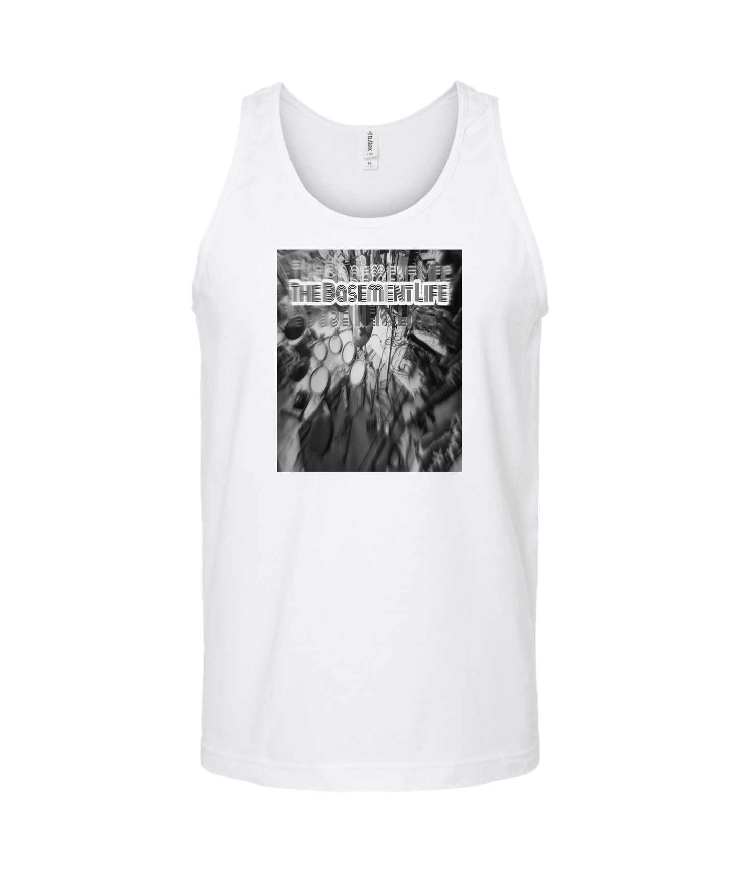 The Basement Life - Studio - White Tank Top