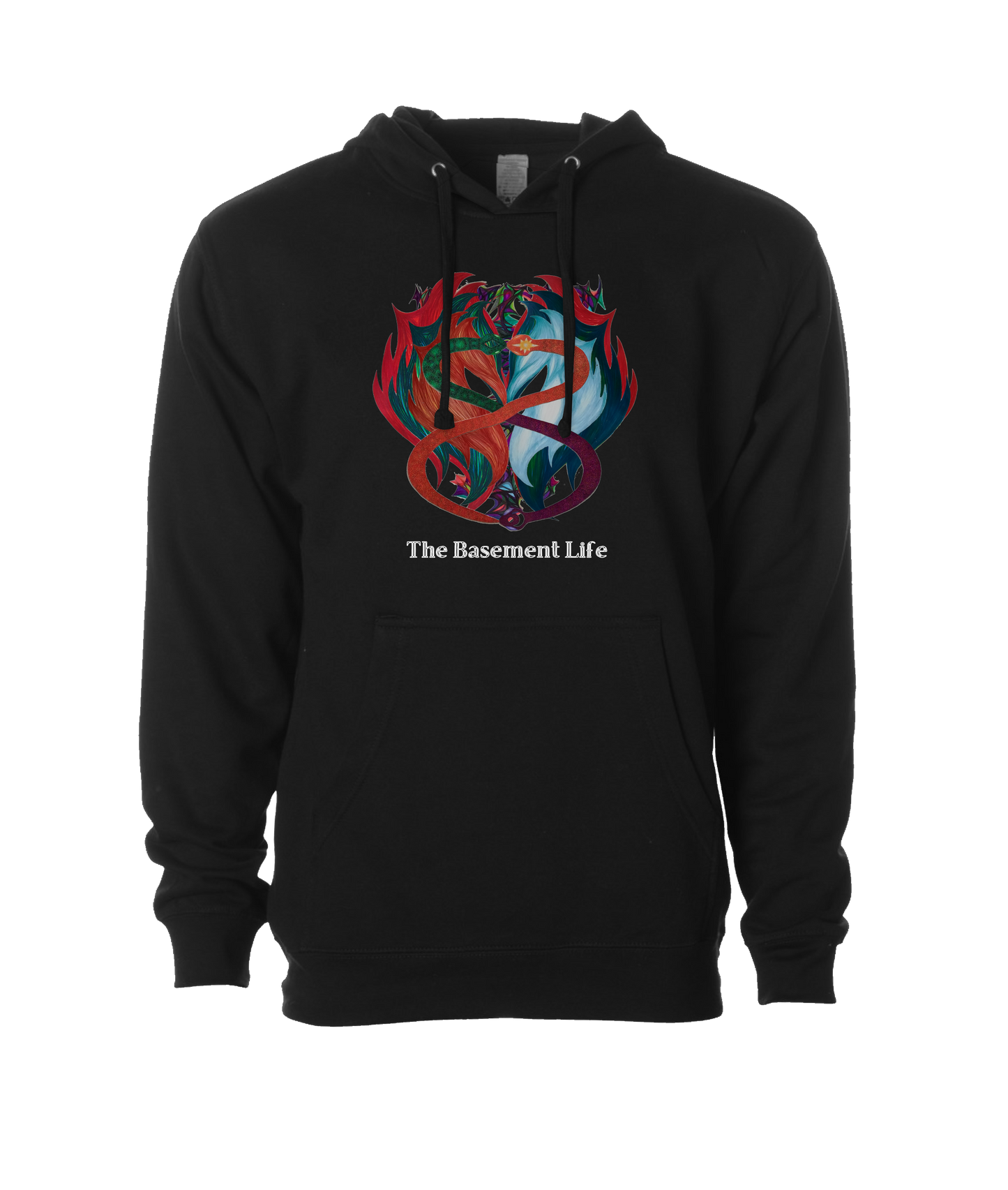 The Basement Life - Infinite Snake - Black Hoodie