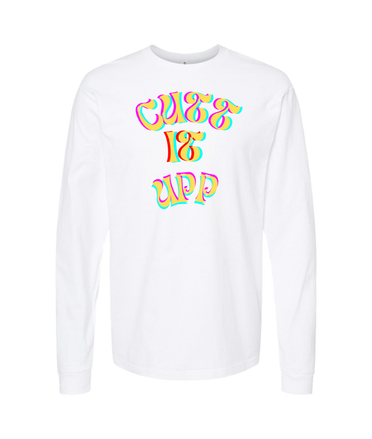 V-TCFRTOP - CUTT IT UP - White Long Sleeve T