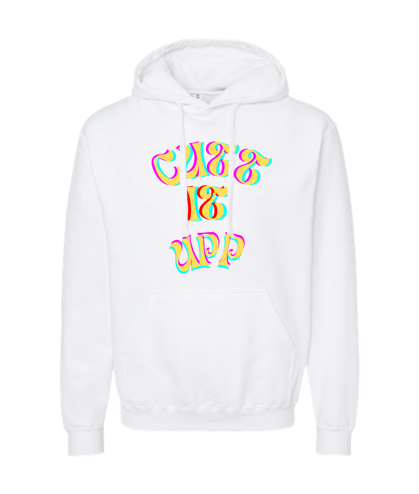 V-TCFRTOP - CUTT IT UP - White Hoodie