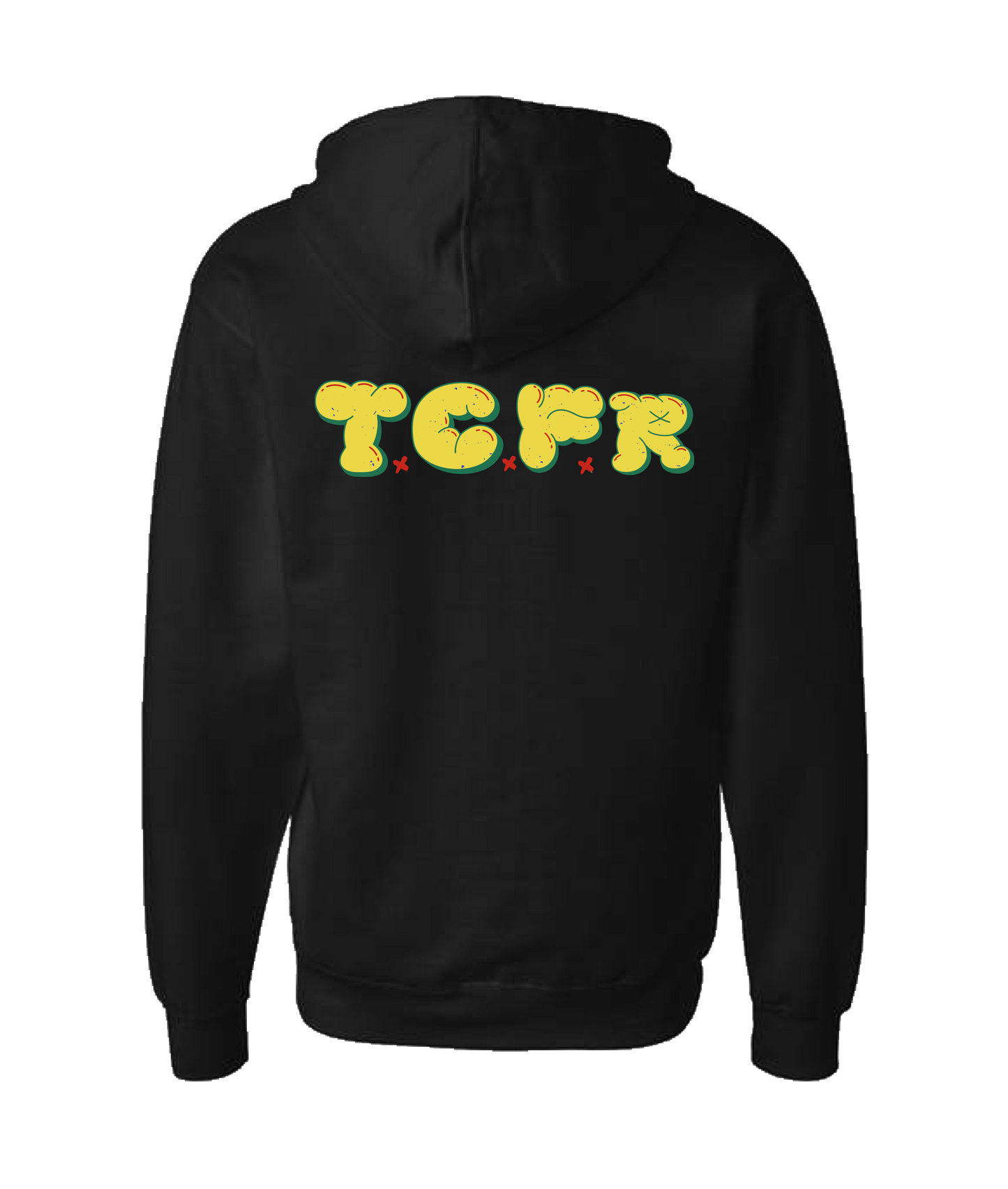 V-TCFRTOP - T.C.F.R - Black Zip Up Hoodie