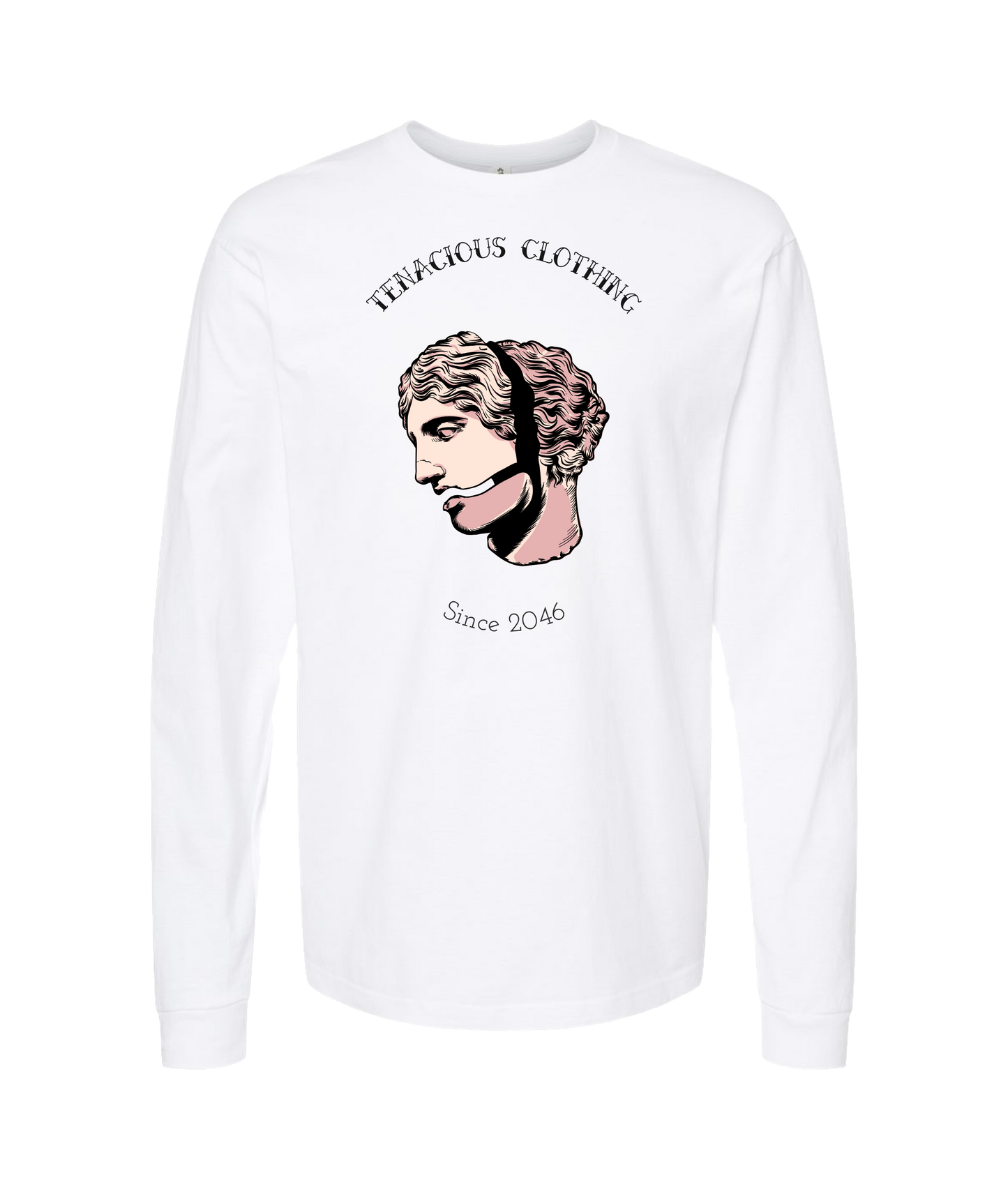 Tenacious Clothing - 2046 - White Long Sleeve T