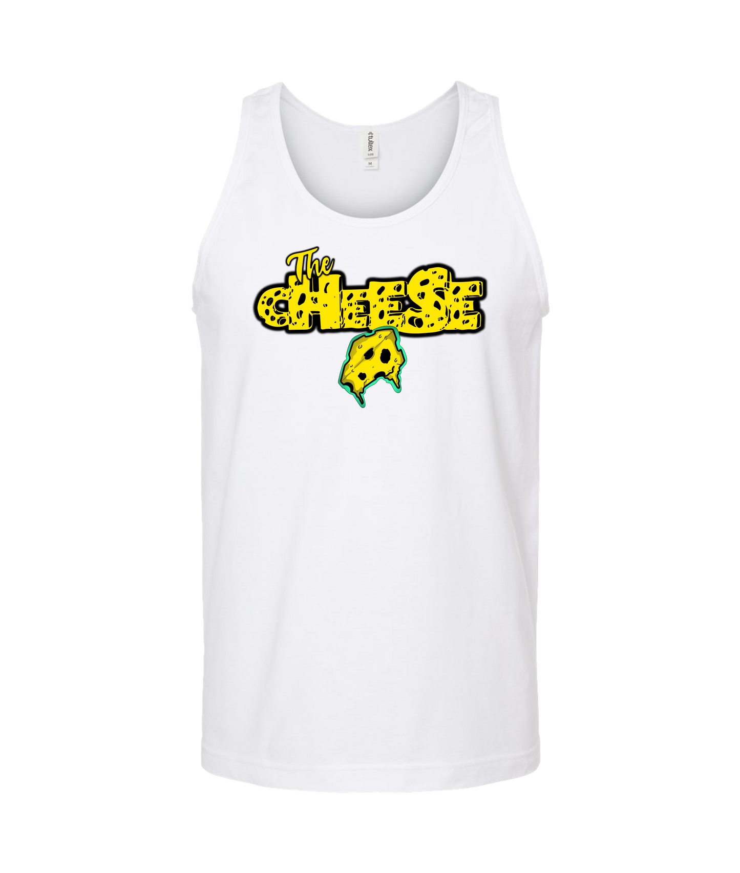 The Cheese Pro-Wrestler - Cheese - White Tank Top