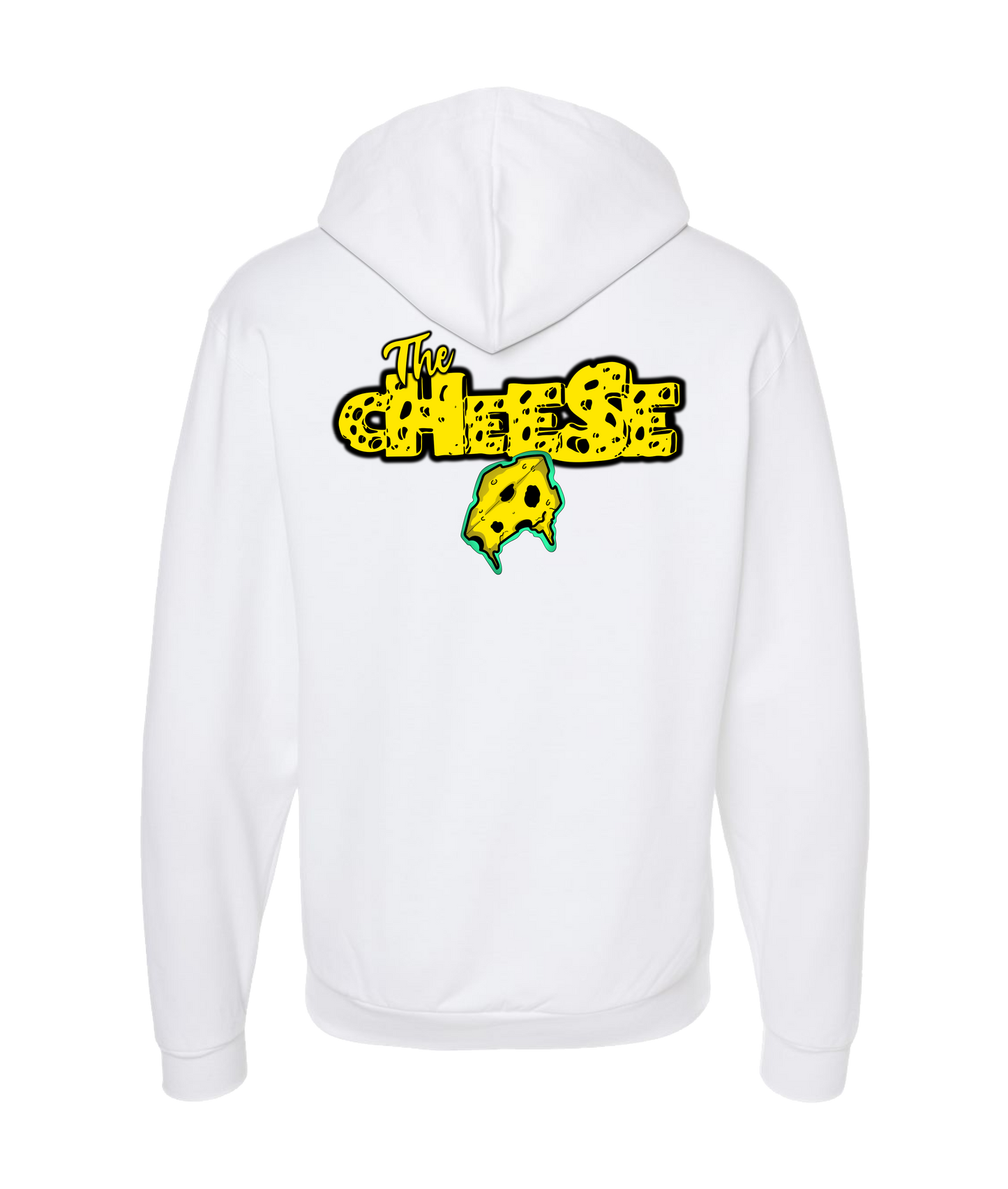 The Cheese Pro-Wrestler - Cheese - White Zip Hoodie