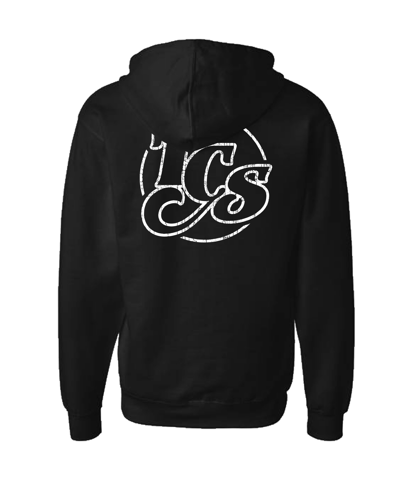 The Cosmic Strangers - Logo - Black Zip Up Hoodie
