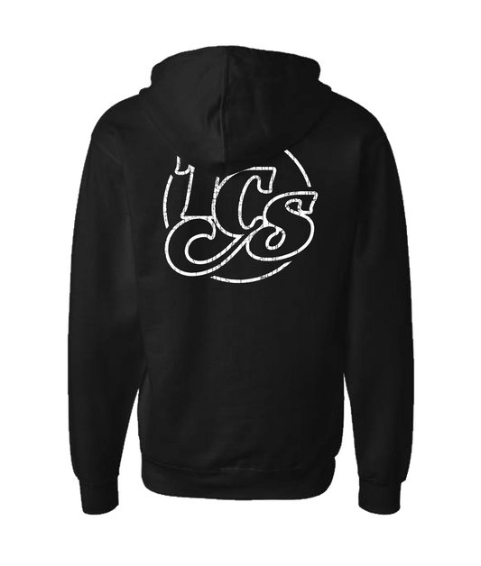 The Cosmic Strangers - Logo - Black Zip Up Hoodie