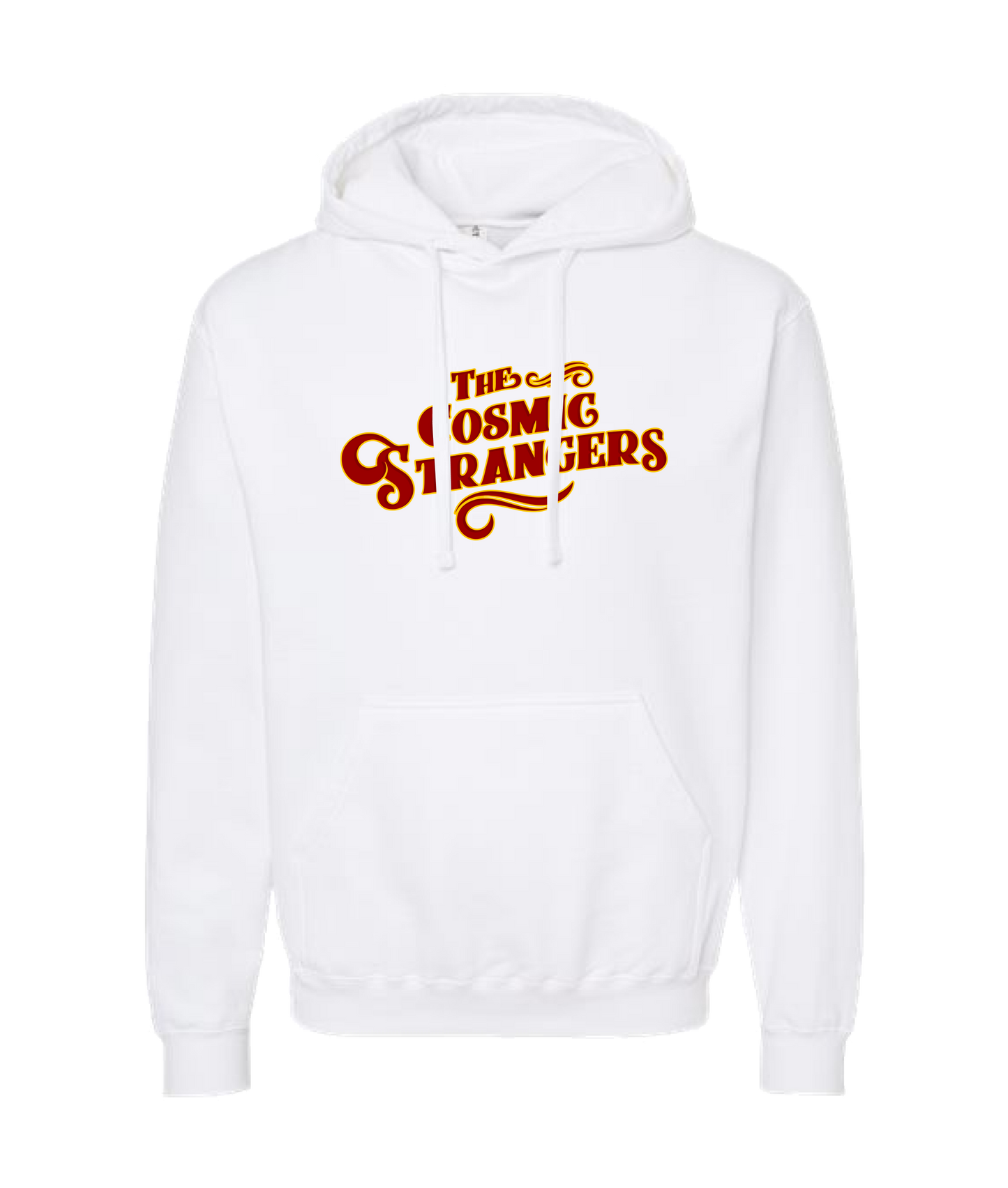 The Cosmic Strangers - Logo Colored - White Hoodie