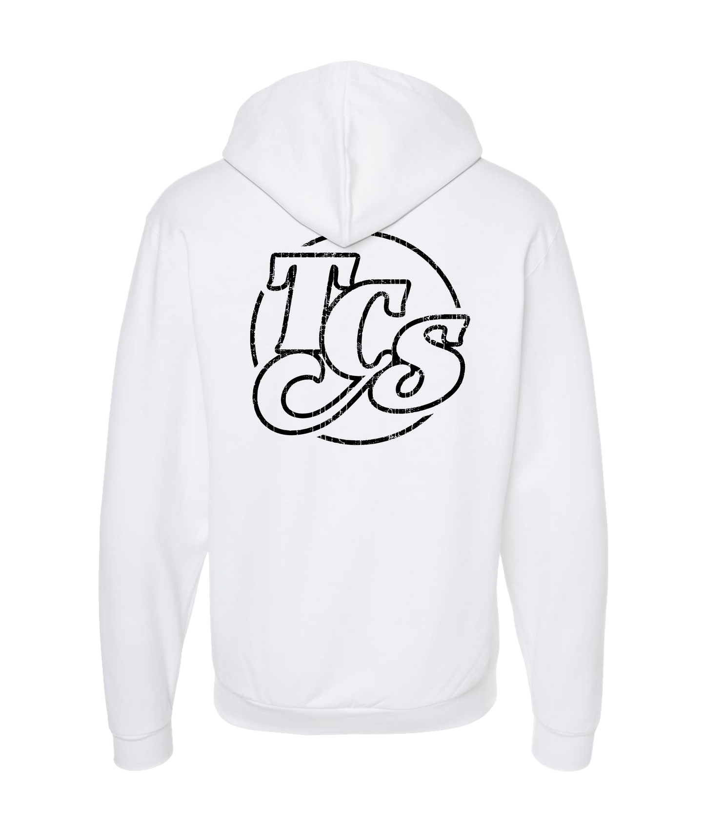 The Cosmic Strangers - Logo - White Zip Up Hoodie