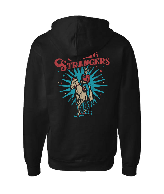 The Cosmic Strangers - Cowboy - Black Zip Up Hoodie