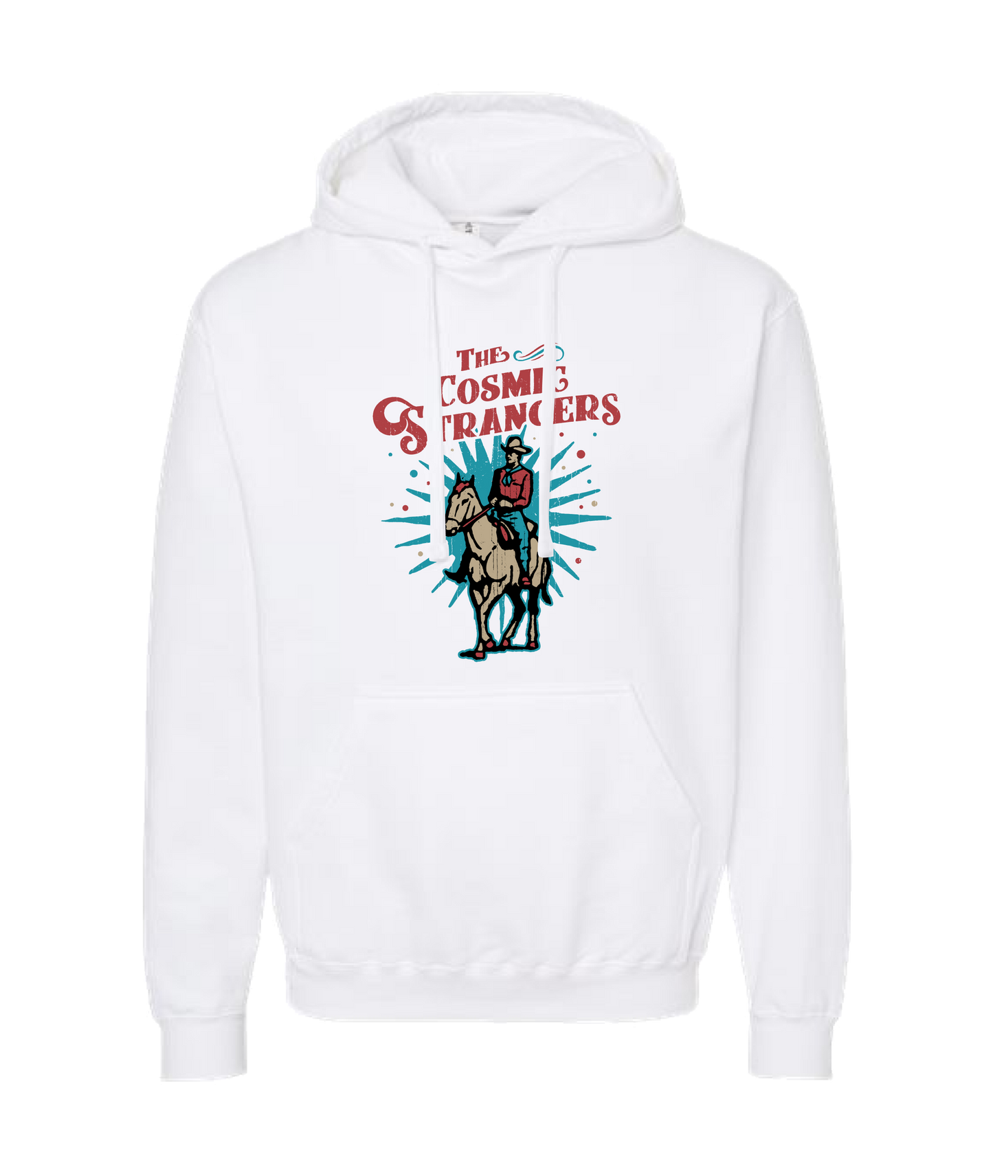 The Cosmic Strangers - Cowboy - White Hoodie