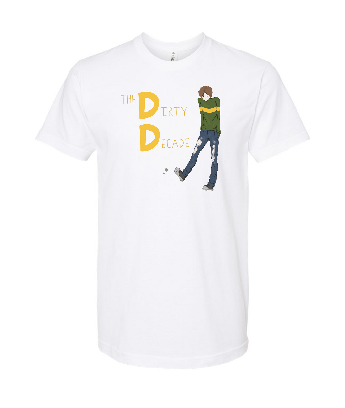 The Dirty Decade - Kicking Rocks - White T-Shirt