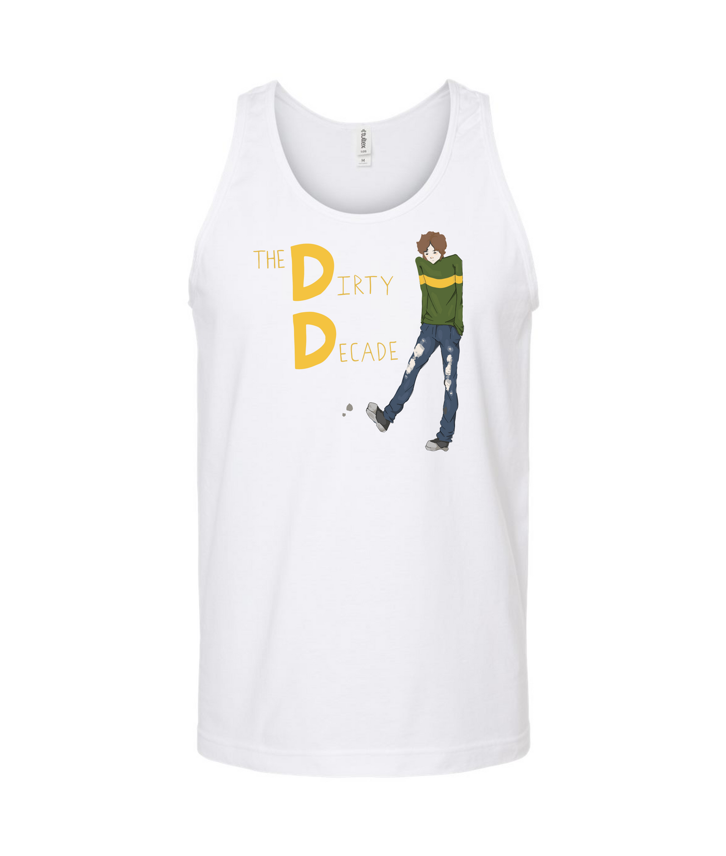 The Dirty Decade - Kicking Rocks - White Tank Top