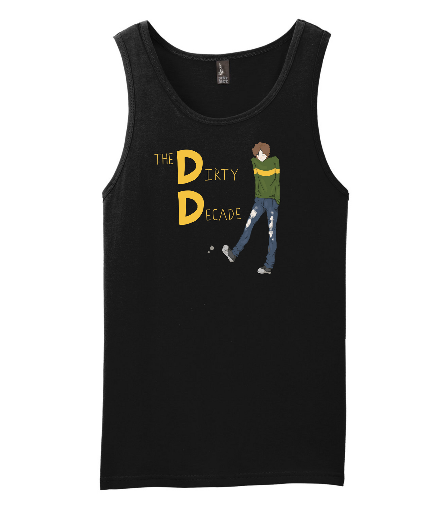 The Dirty Decade - Kicking Rocks - Black Tank Top