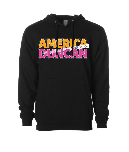 V-TDJTOP - AMERICA TREADS ON DUNCAN - Black Hoodie