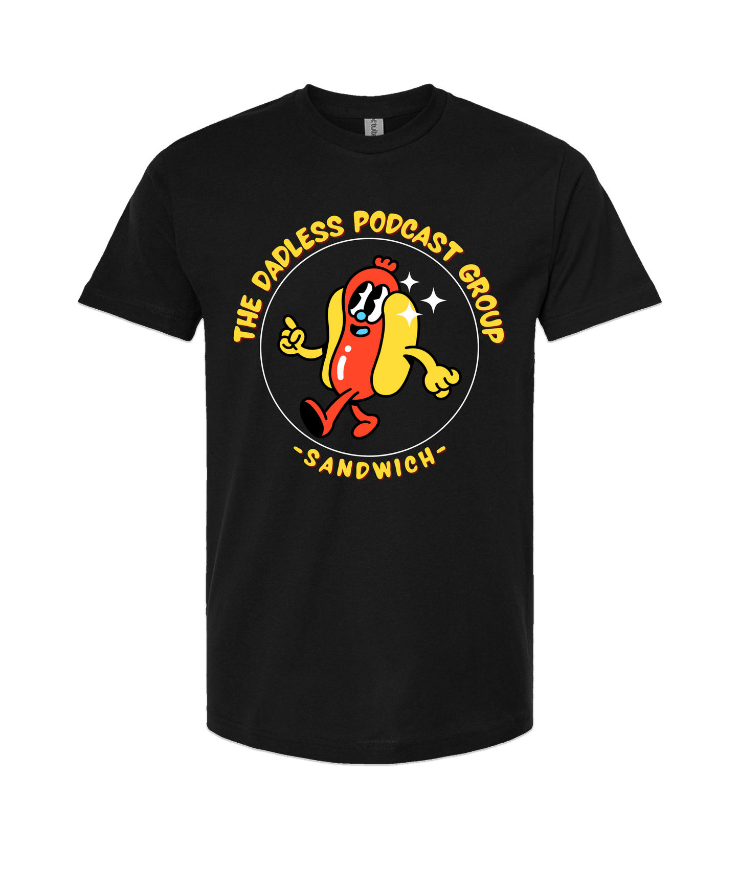 DPG.NERDS - Sandwich - Black T-Shirt