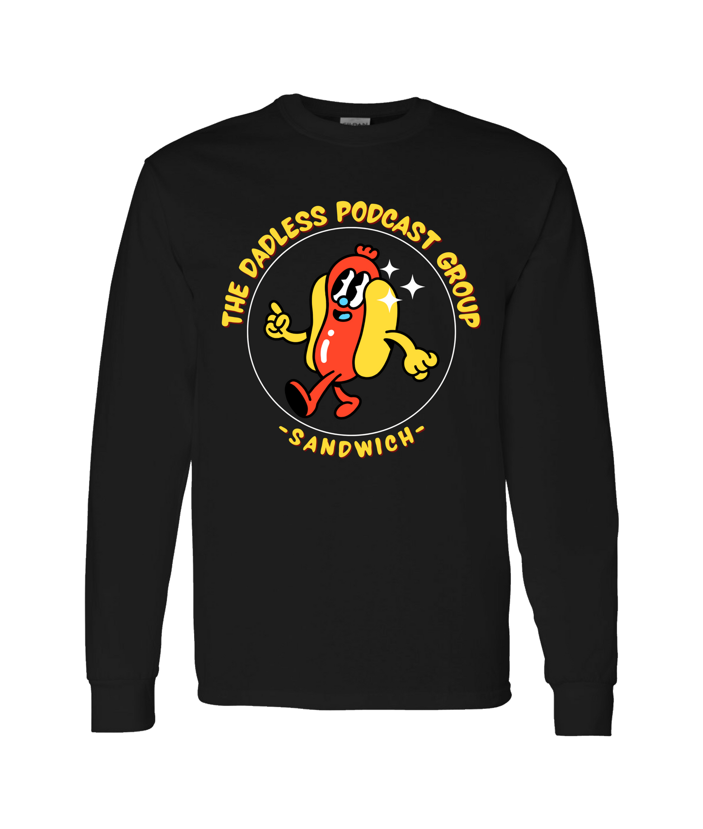 DPG.NERDS - Sandwich - Black Long Sleeve T