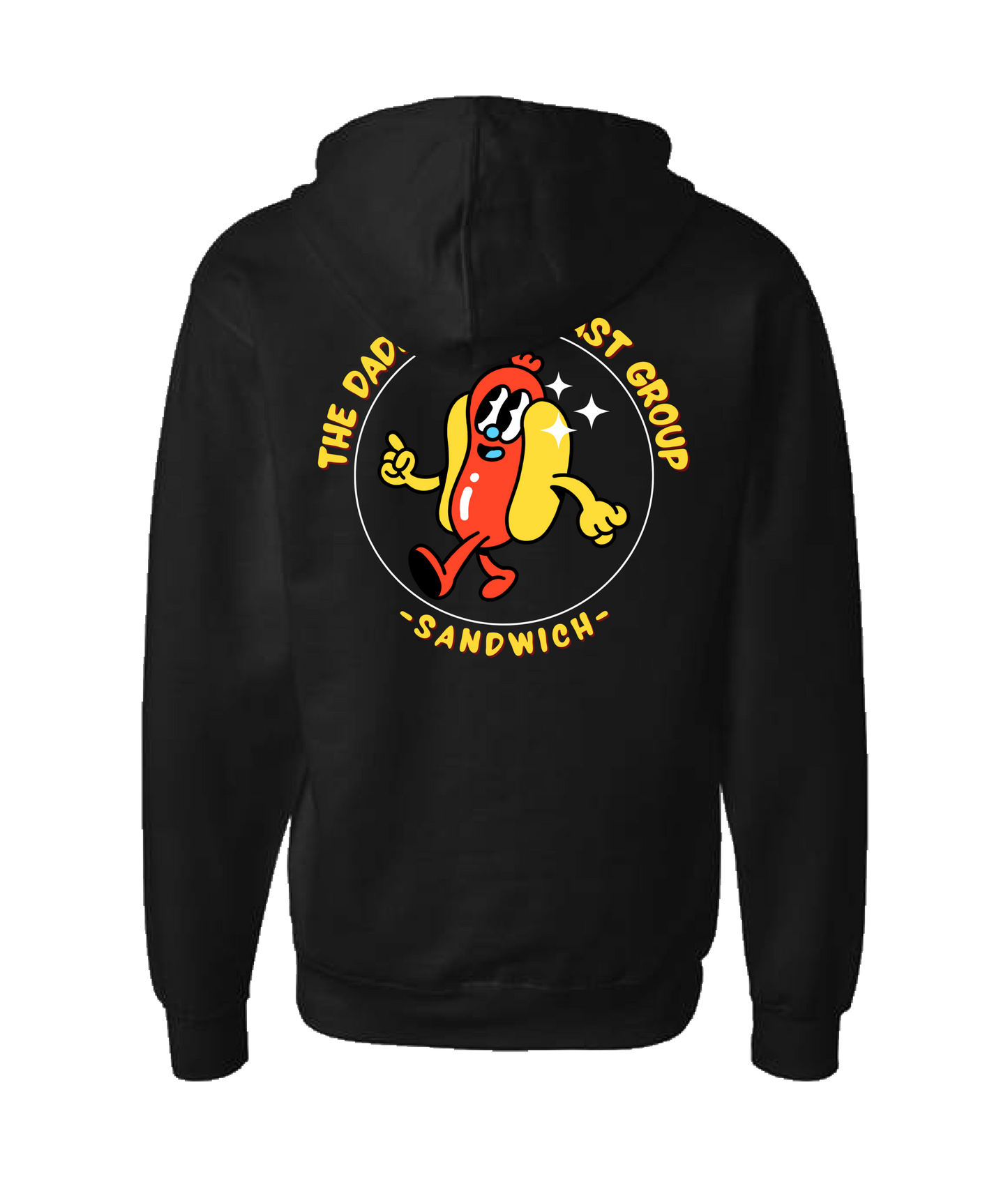 DPG.NERDS - Sandwich - Black Zip Up Hoodie