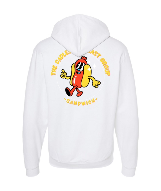 DPG.NERDS - Sandwich - White Zip Up Hoodie
