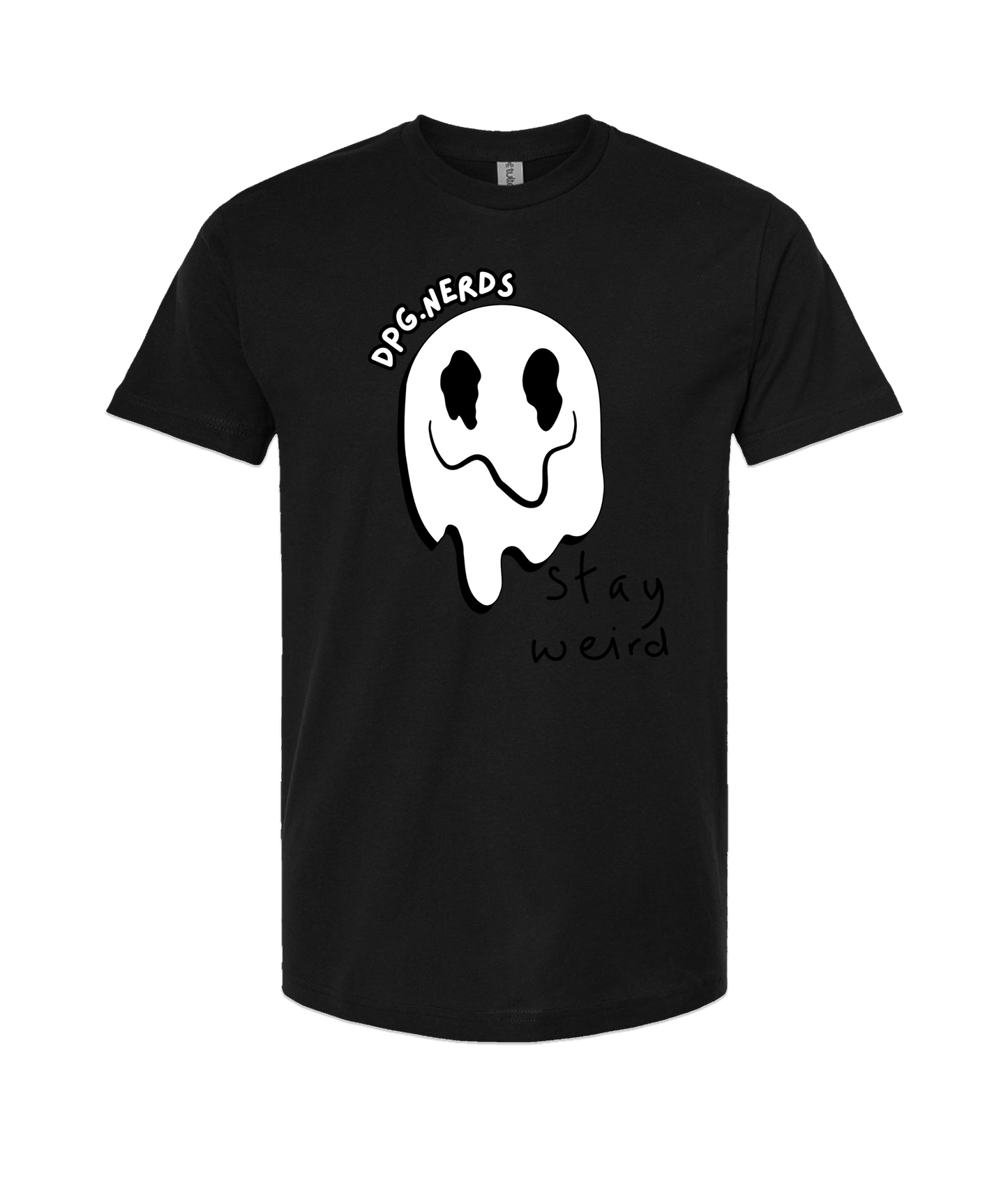 DPG.NERDS - Stay Weird - Black T Shirt