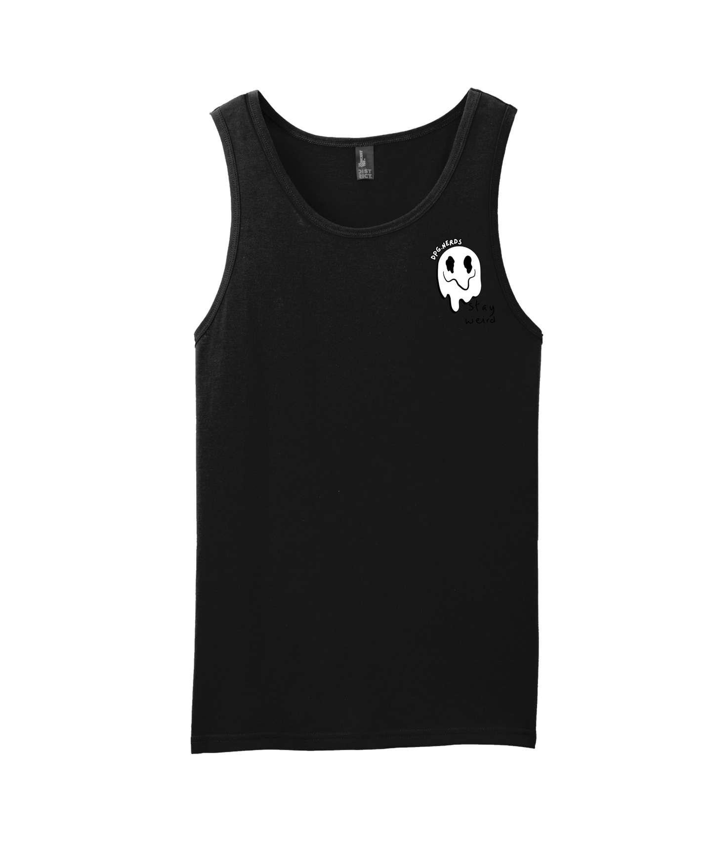 DPG.NERDS - Stay Weird - Black Tank Top