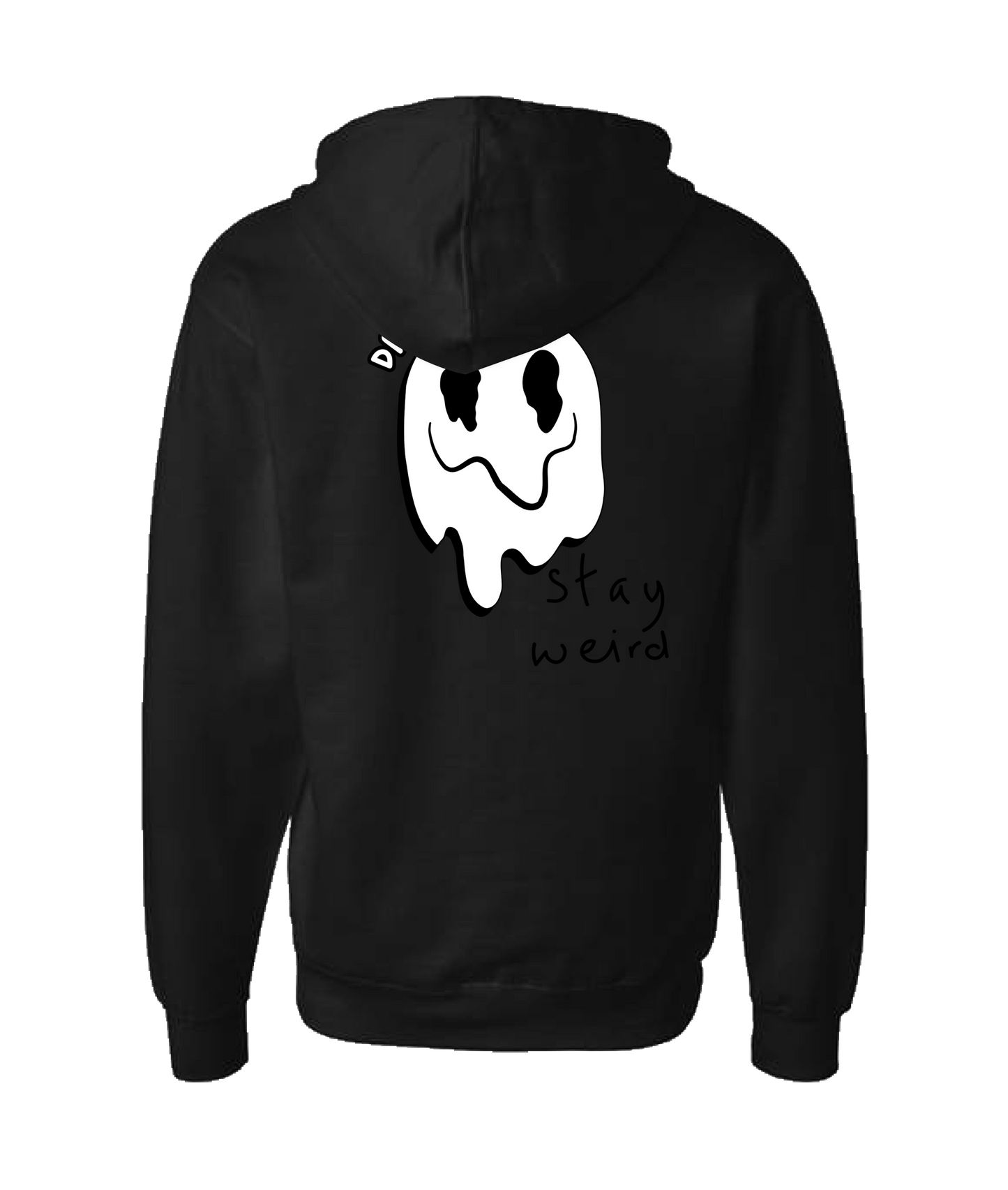 DPG.NERDS - Stay Weird - Black Zip Up Hoodie