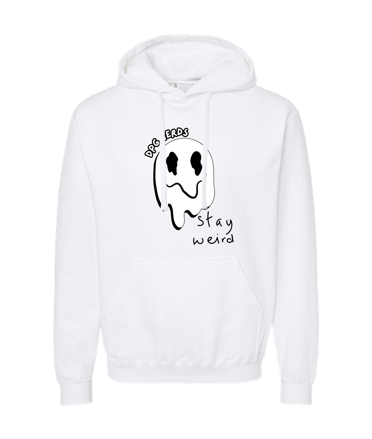 DPG.NERDS - Stay Weird - White Hoodie