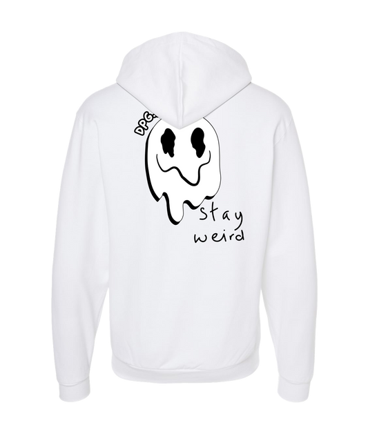DPG.NERDS - Stay Weird - White Zip Up Hoodie