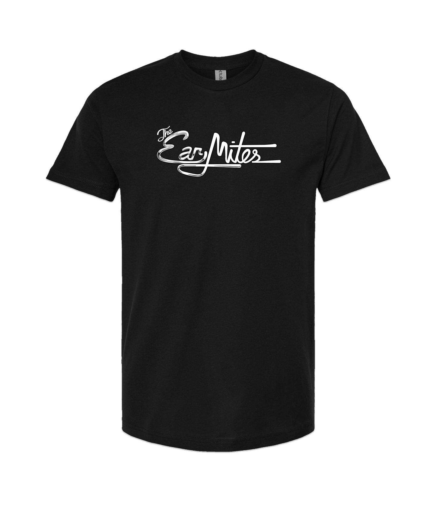 The Ear Mites - Logo - Black T Shirt
